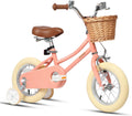 Petimini Girls Bicycle with Basket for Ages 2-12 Years