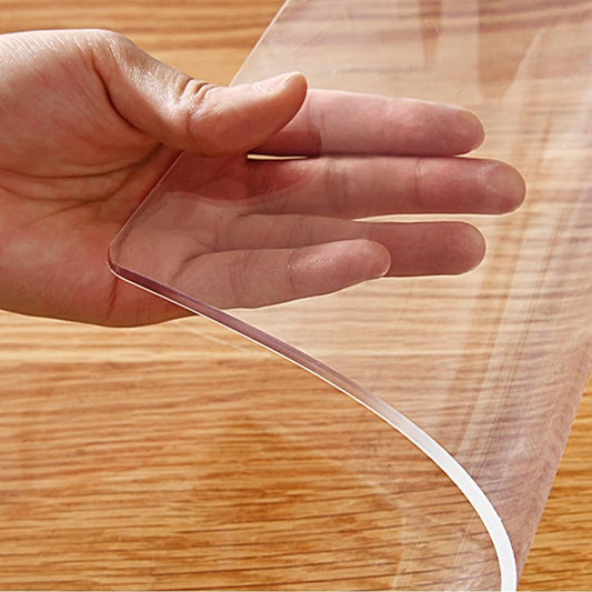 23x55 Inch Clear Plastic Dining Table Protector for All Surfaces