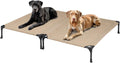 Raised Dog Bed 2 Pack - Cooling Elevated Dog Cot for Large Dogs