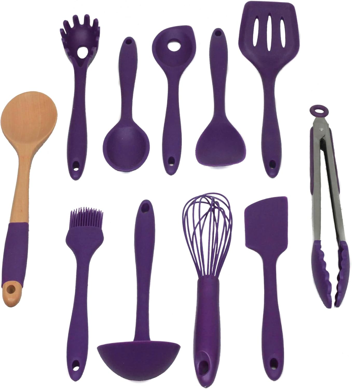 Premium Silicone Kitchen Tool Set - 11 Piece Utensil Collection