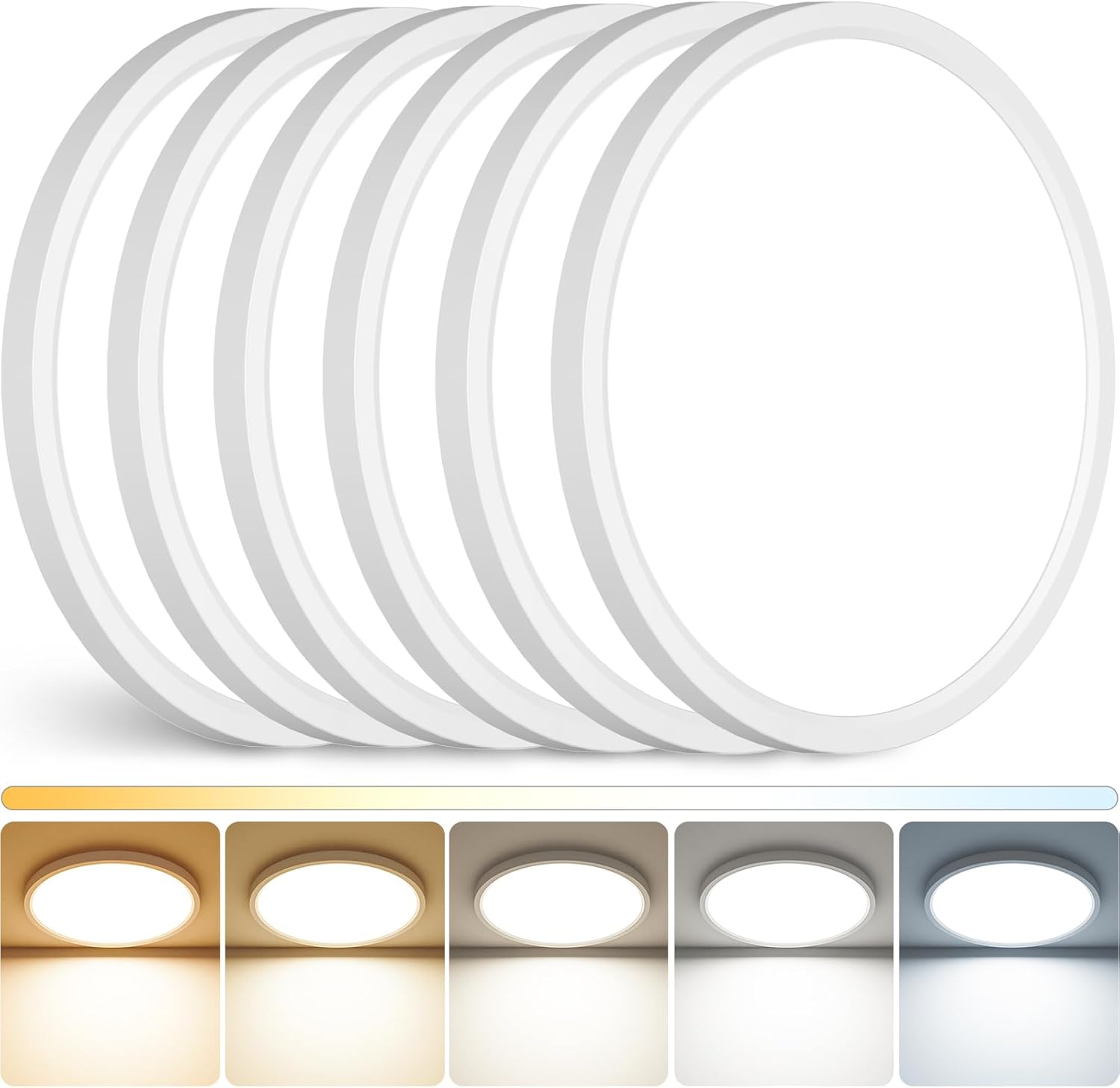 Peasur 12Inch LED Ceiling Light Flush Mount for Any Room