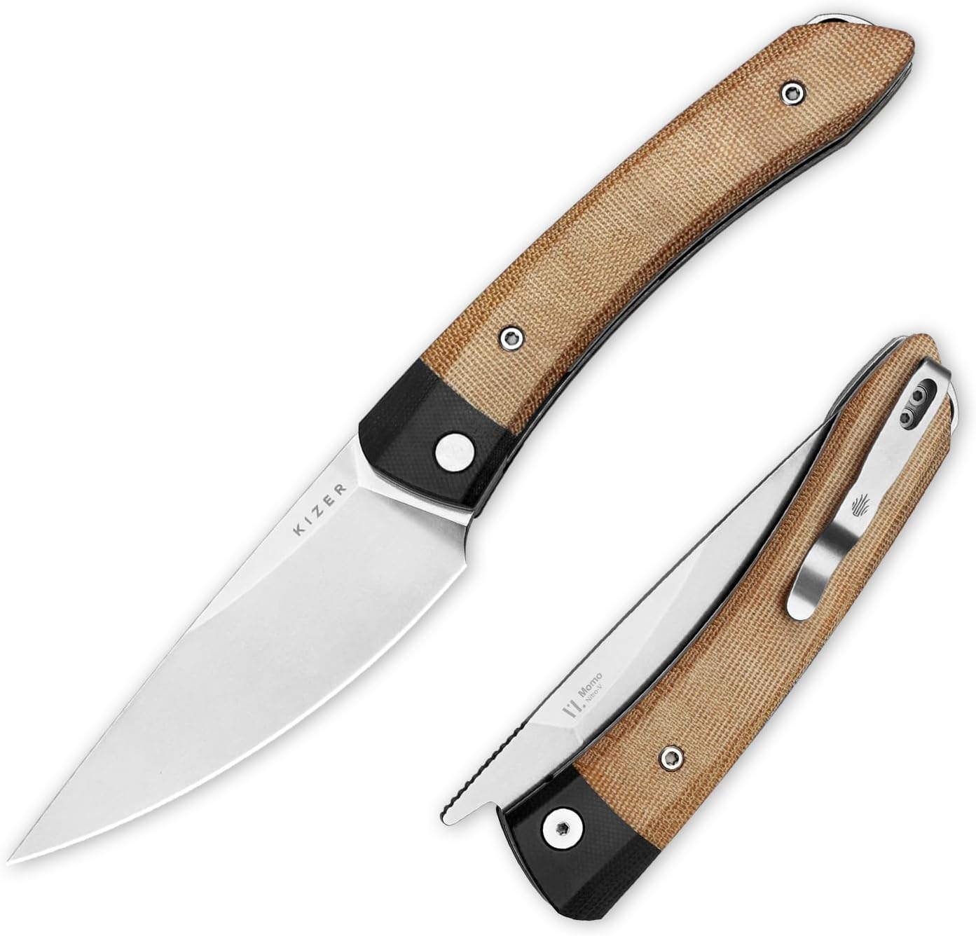 Kizer Momo Pocket Folding Knife: EDC & Camping Essential