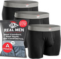Real Men Bulge Enhancing Pouch Underwear - Comfortable Modal Boxer are