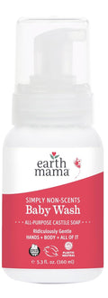 Organic Non-Scented Baby Wash with Nourishing Ingredients