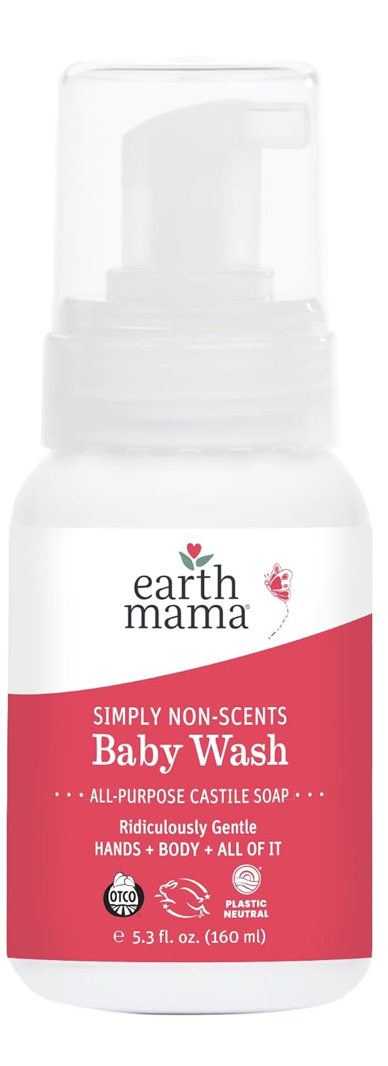 Organic Non-Scented Baby Wash with Nourishing Ingredients