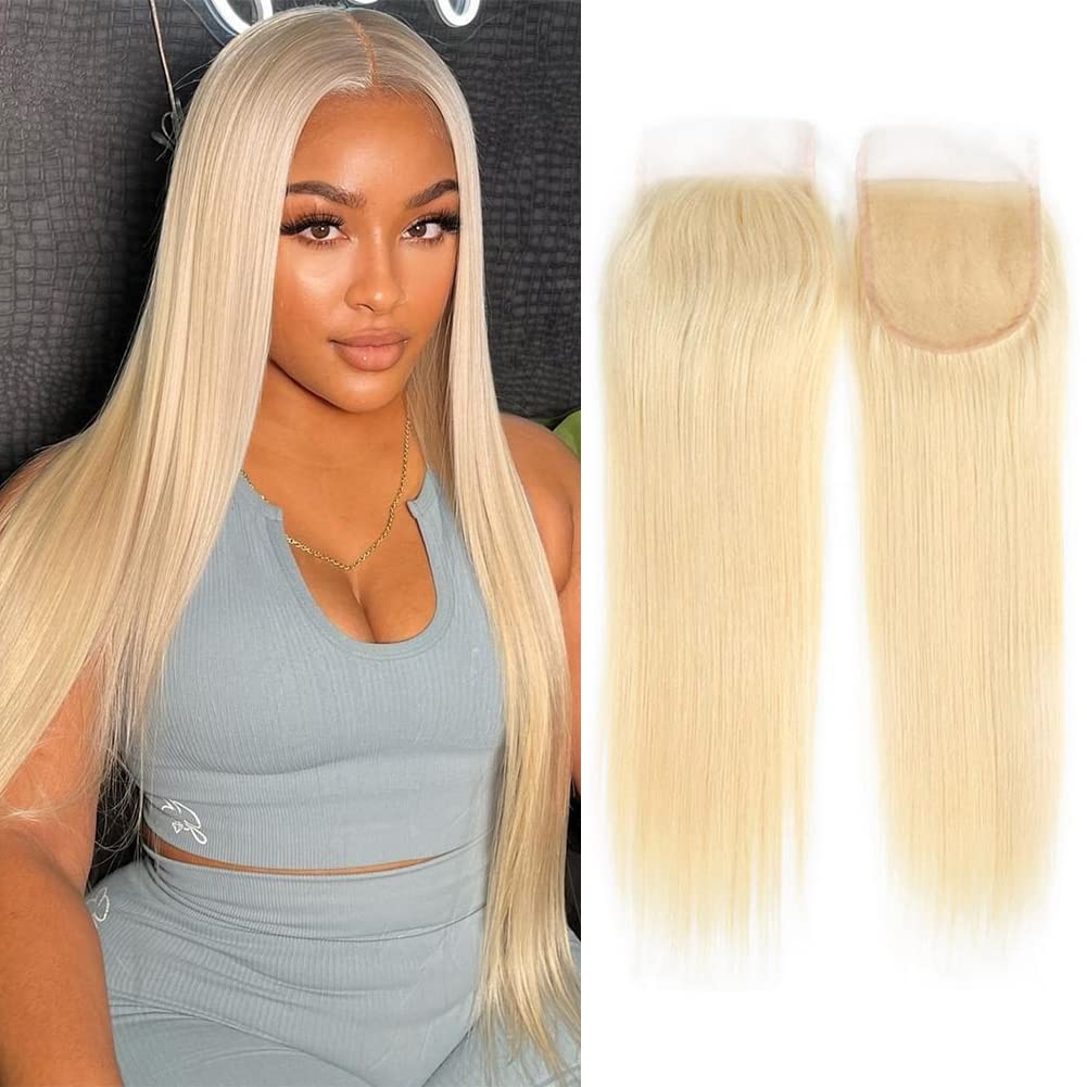 613 Closure Straight 4x4 Transparent HD Lace Closure for Women