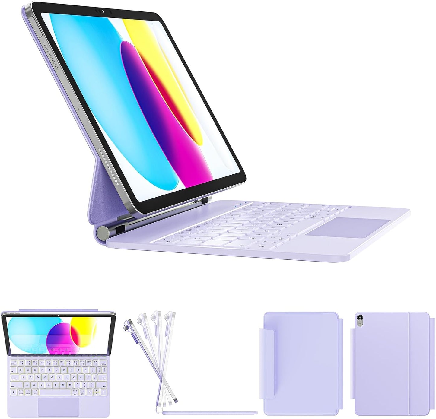 iPad 11th and 10th Generation Case with Keyboard and Trackpad