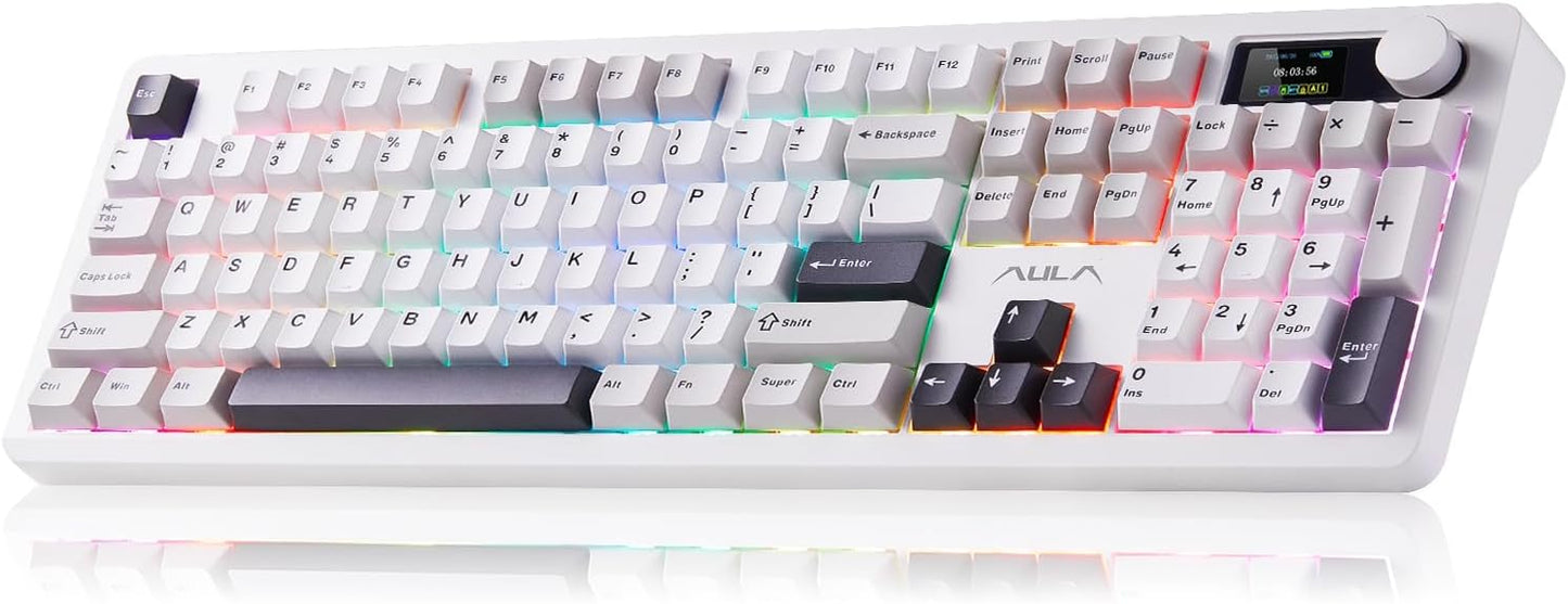 AULA F106PRO Wireless Mechanical Keyboard with Intelligent Display