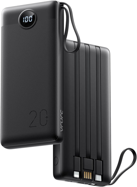 20000mAh Fast Charging Power Bank by VRURC
