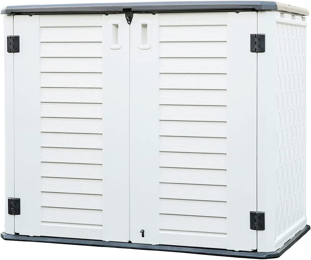 KINYING Outdoor Storage Shed for Garden and Backyard Use