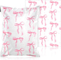 200 Pcs Pink Coquette Bow Poly Mailer 10 x 13 in - Bulk Decorative