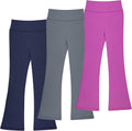 Girls Flare Leggings High Waisted Bell Bottoms - Comfortable Flared