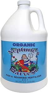 Neptune's Harvest Fish & Seaweed Fertilizer for Vibrant Gardens