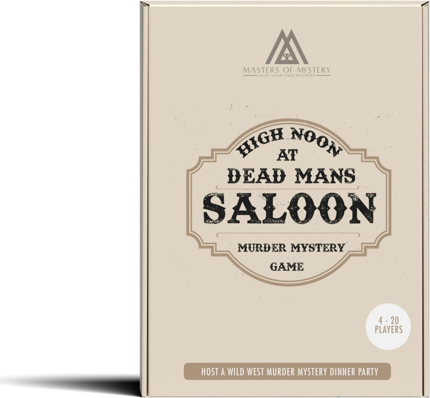 Replay-able Cowboy Wild West Murder Mystery Dinner Game Fun
