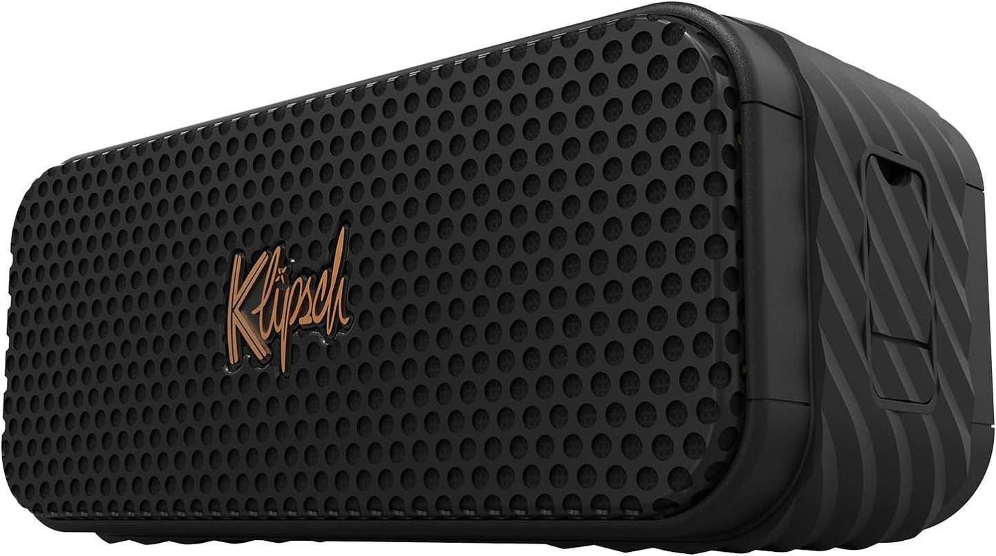 Klipsch Nashville Portable Speaker: 360 Audio, Waterproof, 24H Playtime