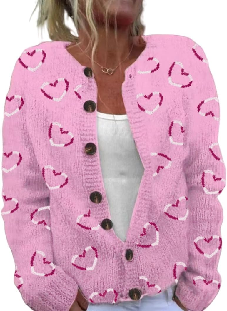 Festive Button Knit Cardigan by Beopjesk
