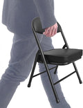 Mini Folding Chair Portable Camping Chair with Padded Seat - Compact