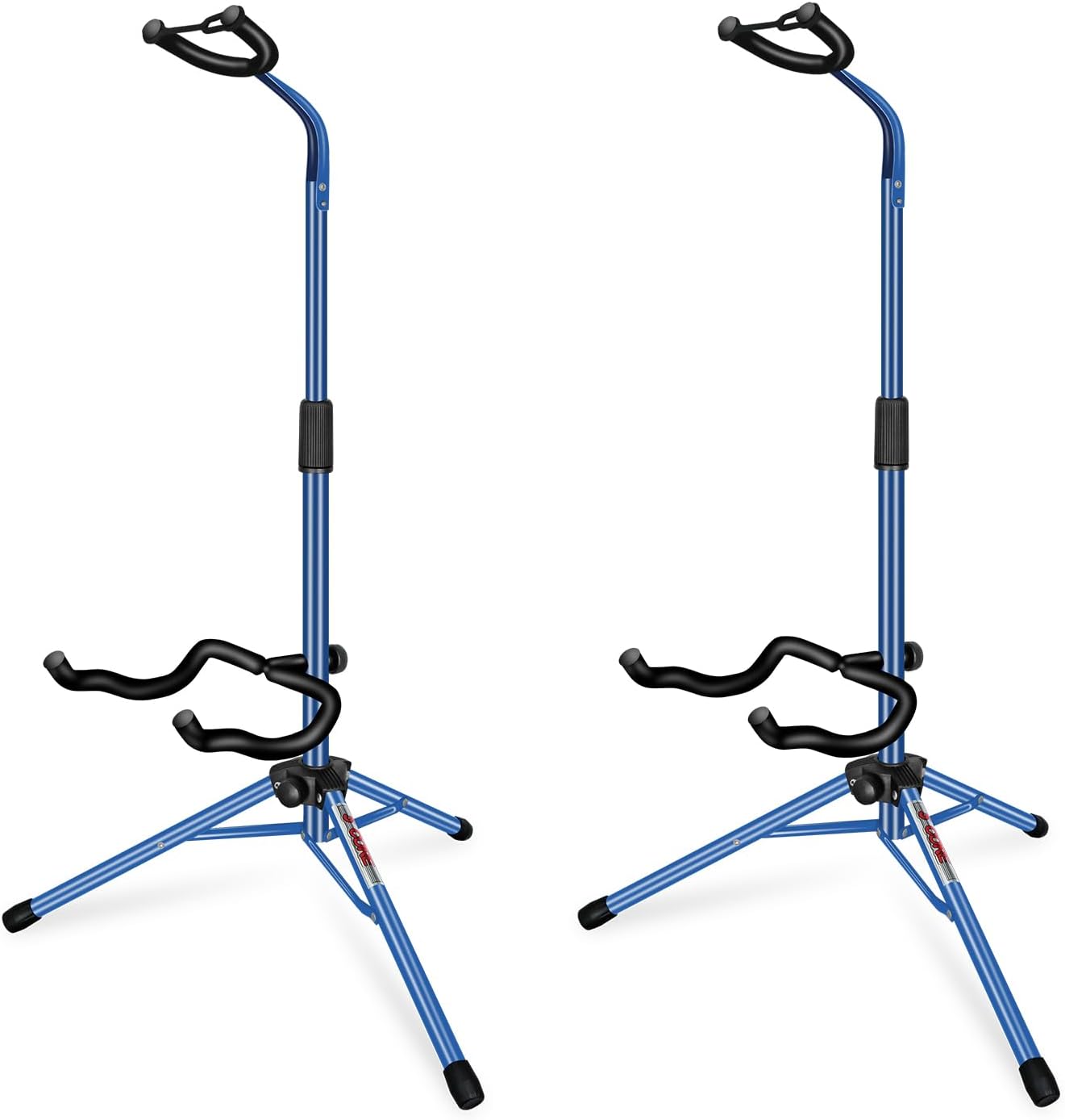 5 CORE Adjustable Guitar Stand Pair for Acoustic and Electric Use