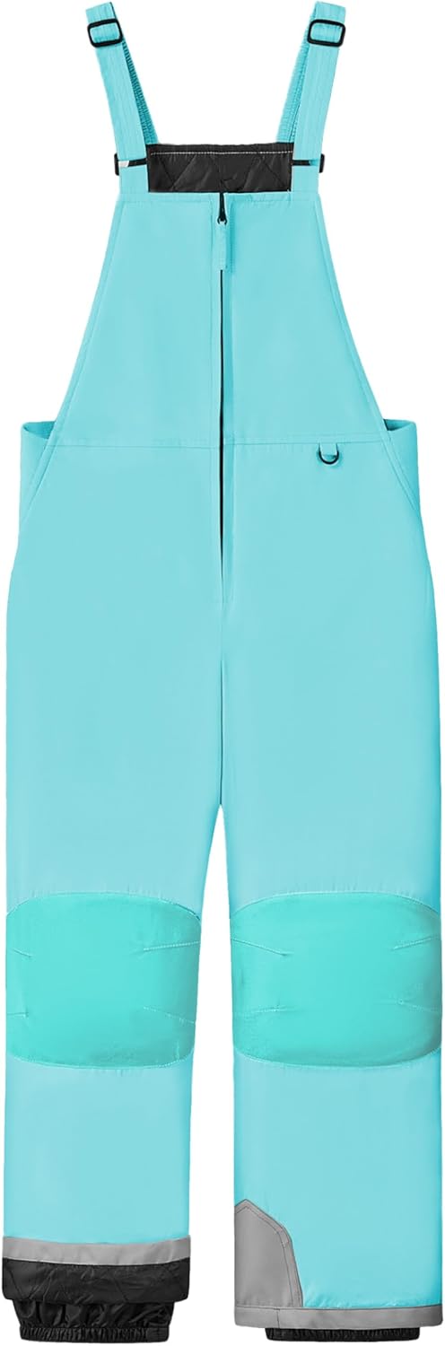 WULFUL Kids Waterproof Ski Bib for Boys and Girls Winter Fun