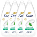 Dove Body Wash Fresh Care Value-Size 4-Pack - Moisturizing Cleanser