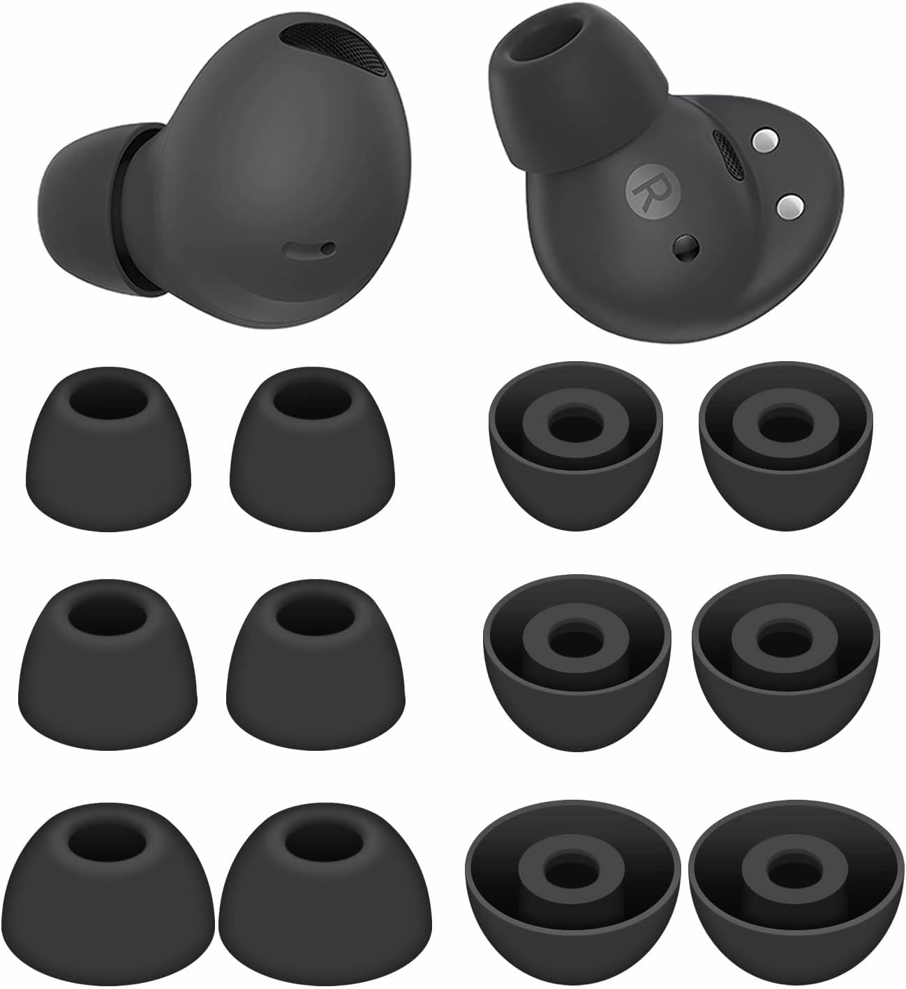 Sleek Galaxy Buds 2 Pro Ear Tips Set