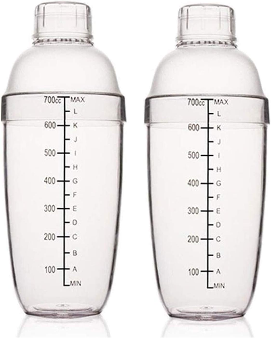 700cc Plastic Cocktail Shaker Set - Mix Drinks with Ease!