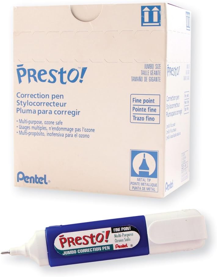 Pentel Presto! Jumbo Correction Pen for Flawless Edits