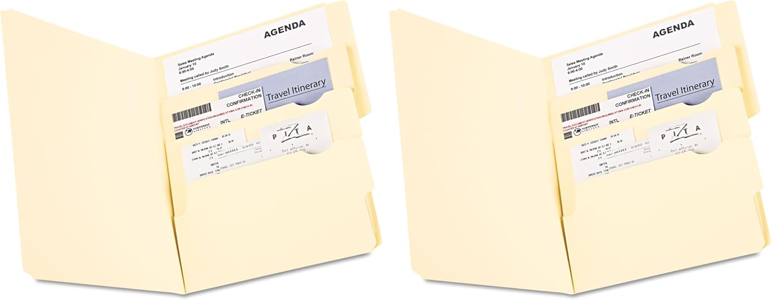 Pendaflex Divide It Up File Folders for Organized Document Storage