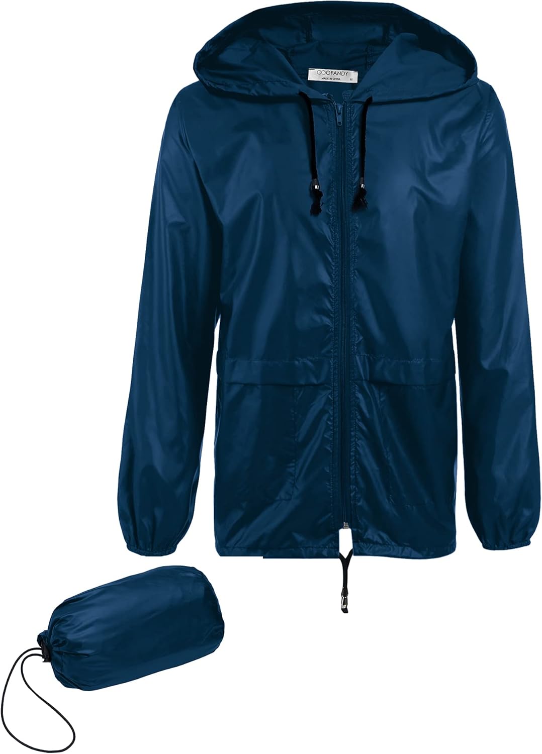 COOFANDY Lightweight Waterproof Raincoat - Stay Dry on the Go!