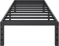 Twin Bed Frame with Heavy Duty Slat Support for Comfort