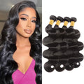 Human Hair Bundles Body Wave 16 18 20 22 in - Natural 4 Bundles