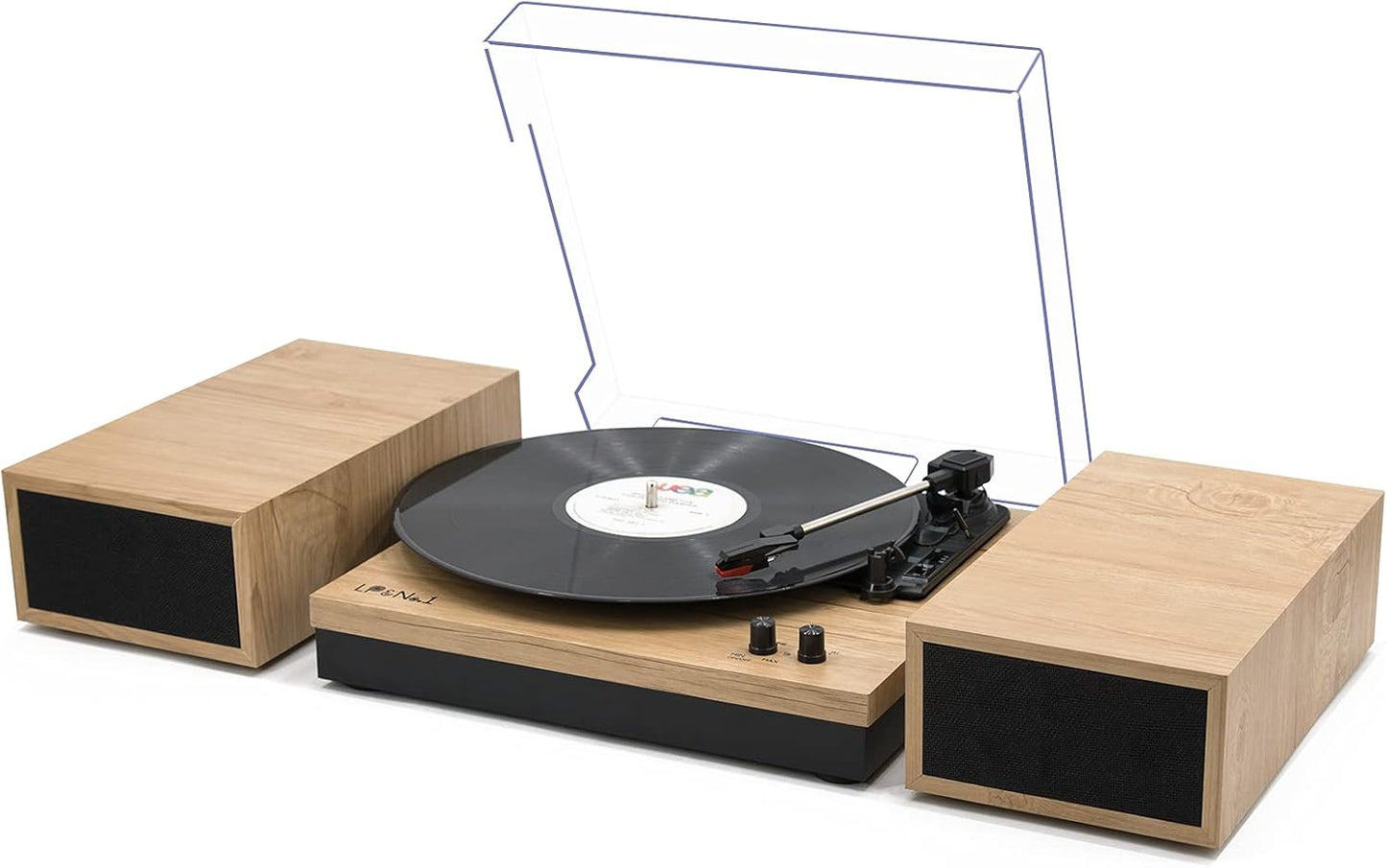 Vintage Vinyl Player - Wireless Music Playback