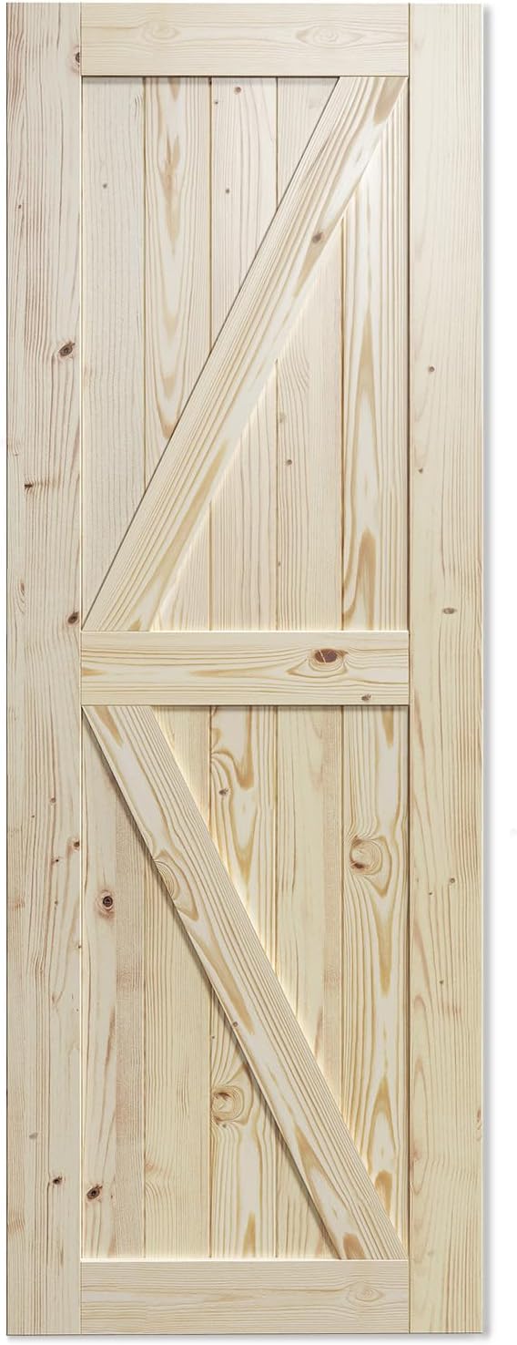 SmartStandard 32in x 84in Sliding Barn Door for DIY Projects