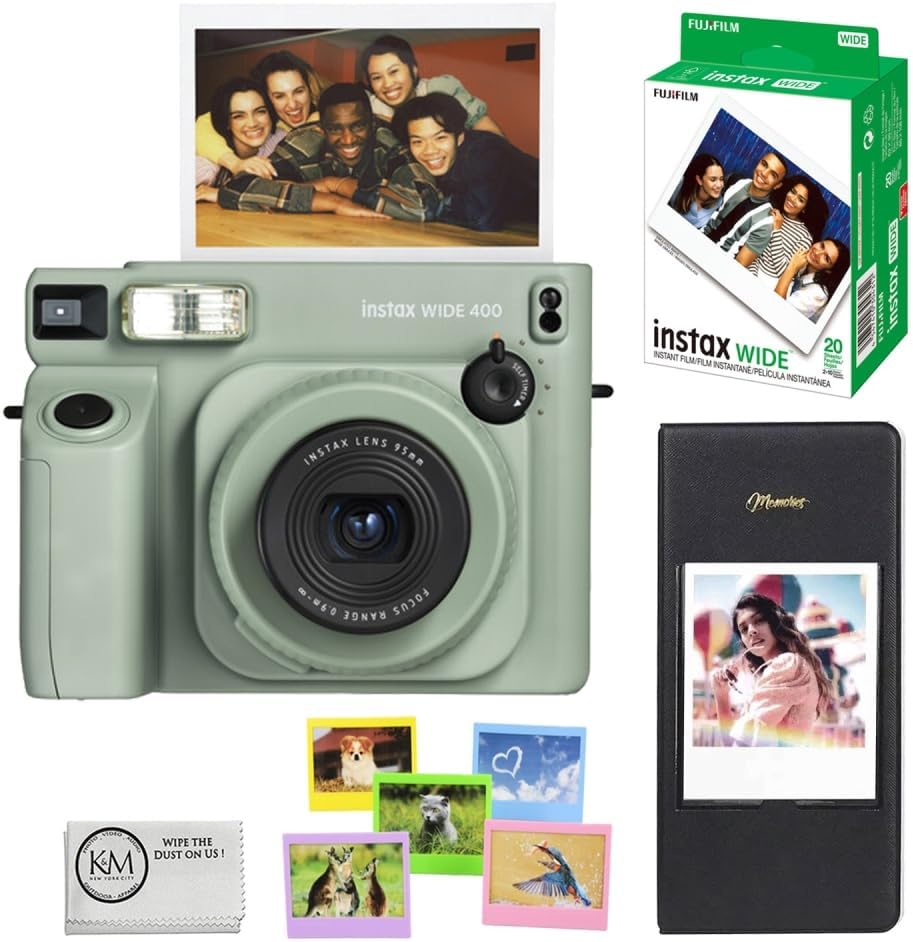 FUJIFILM INSTAX Wide 400 Instant Camera with Film & Accessories