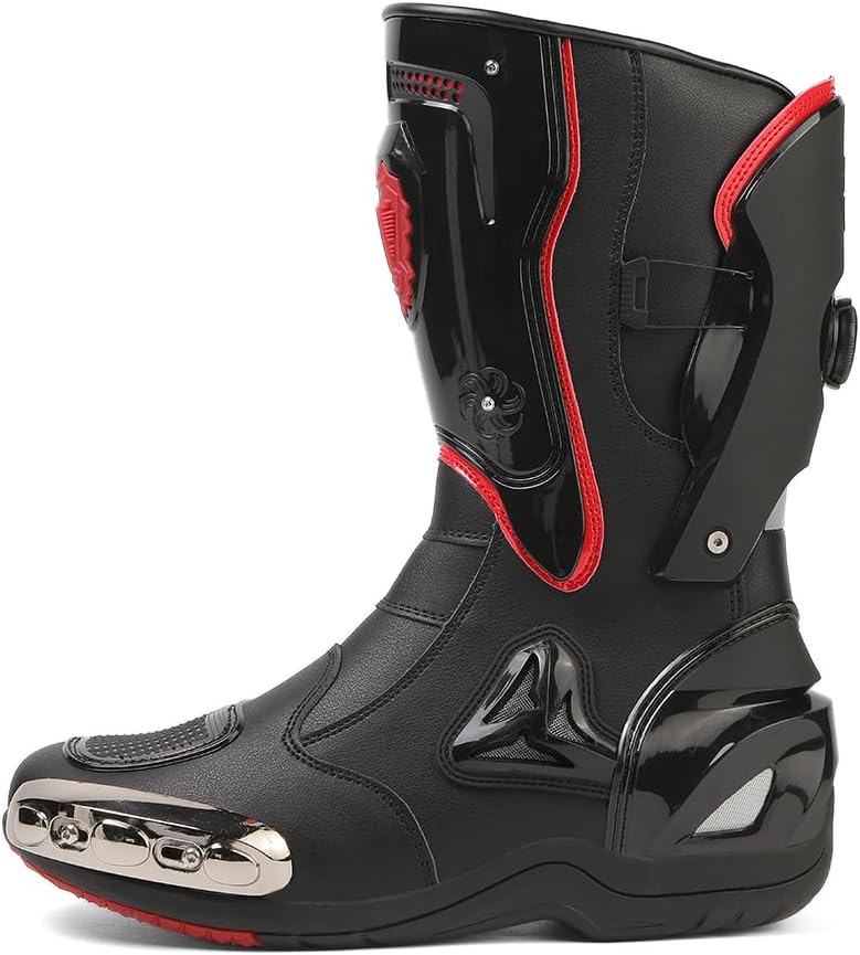 Motorcycle Riding Boots for Men and Women - Anti Slip Racing Gear