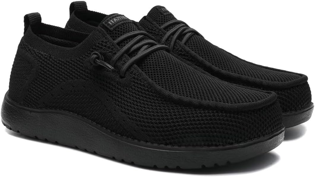 ITAZERO Women's Wide Width Walking Shoes for Comfort & Support