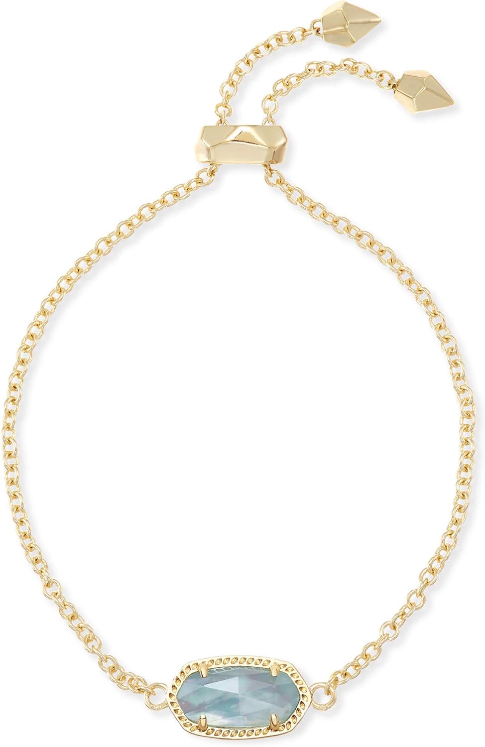 Elaina Adjustable Chain Bracelet for Women in Gold-Plated Style