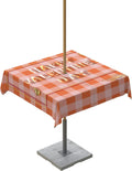 Waterproof Valentine's Day Tablecloth with Umbrella Hole