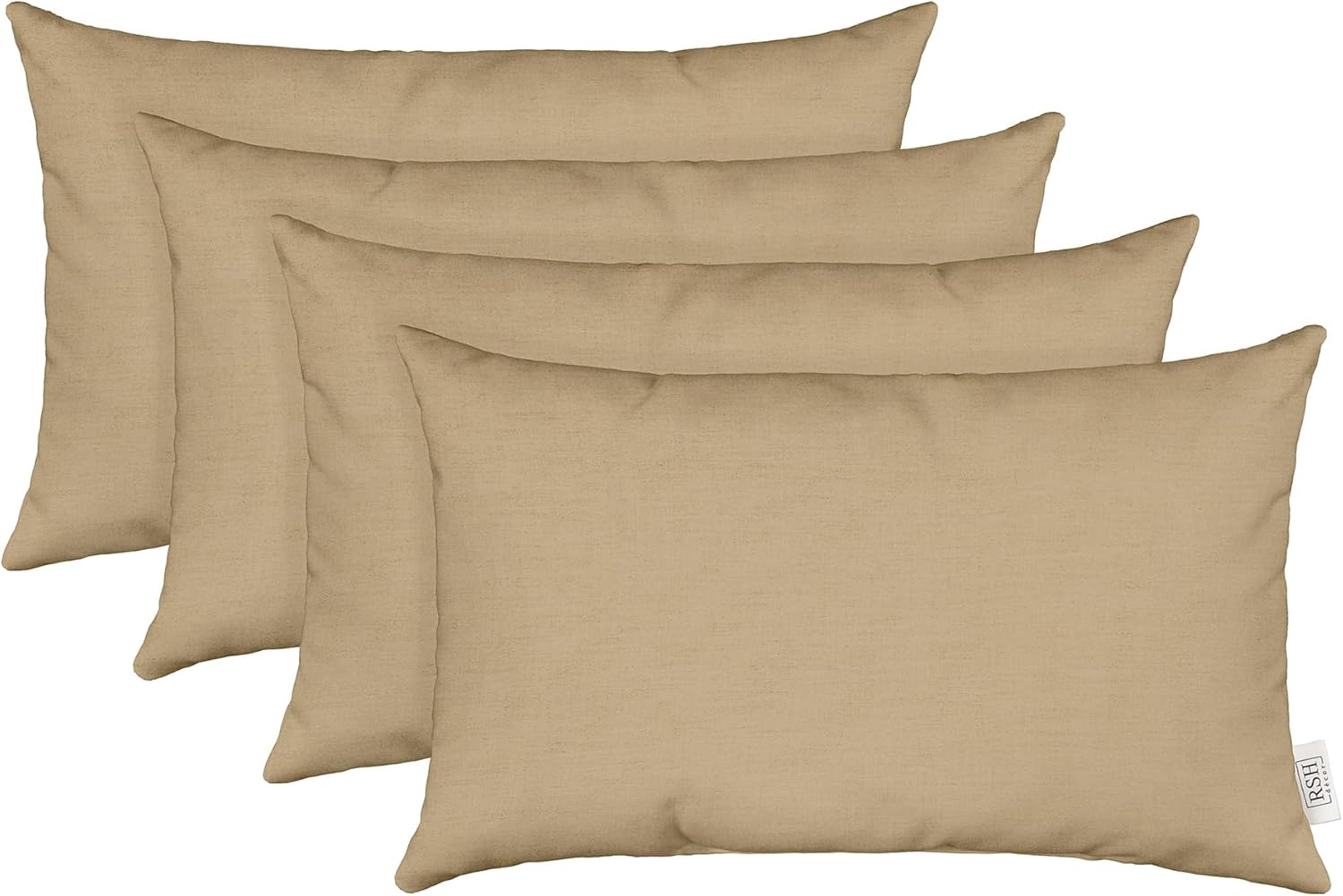 Sunbrella Lumbar Throw Pillows Set of 4 for Outdoor Comfort