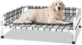 Elevated Raised Outdoor Dog Bed - Cooling Raised Dog Cot for Large