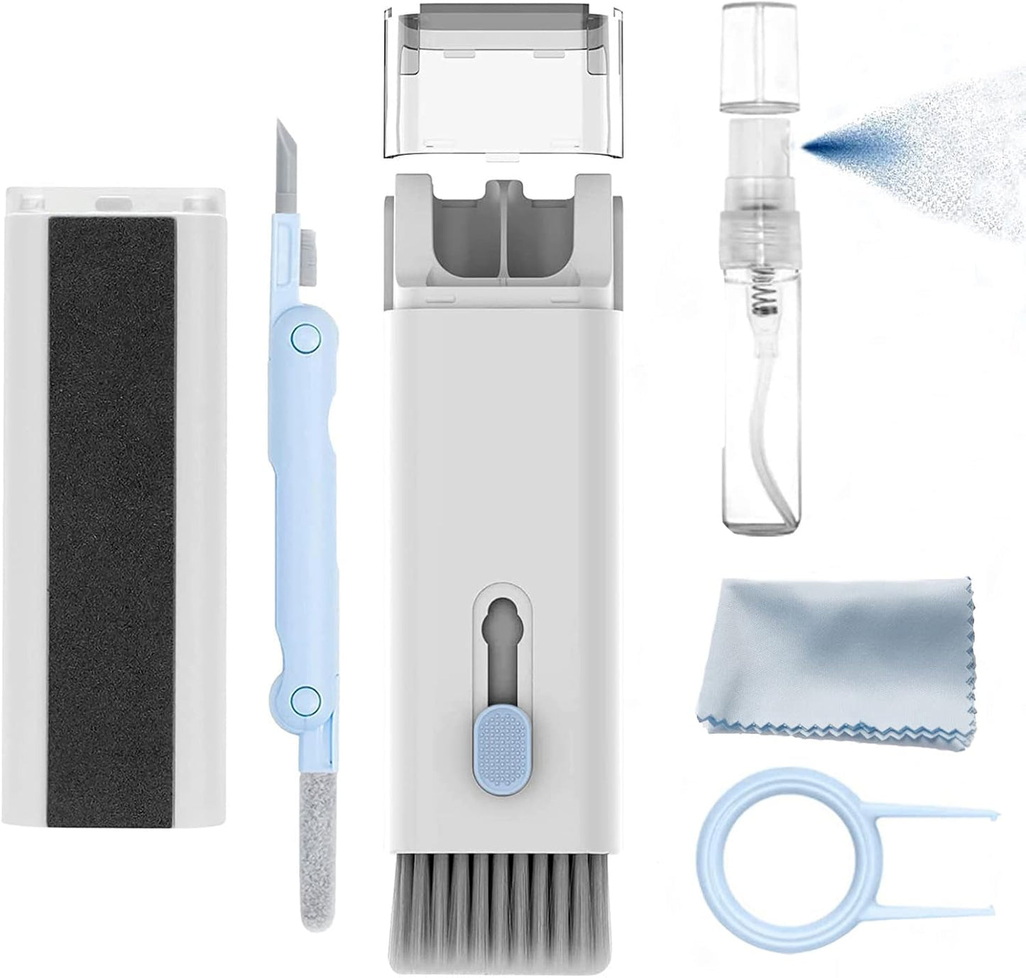 Portable 7-in-1 Keyboard Cleaner Kit - Clean Electronics with Ease!