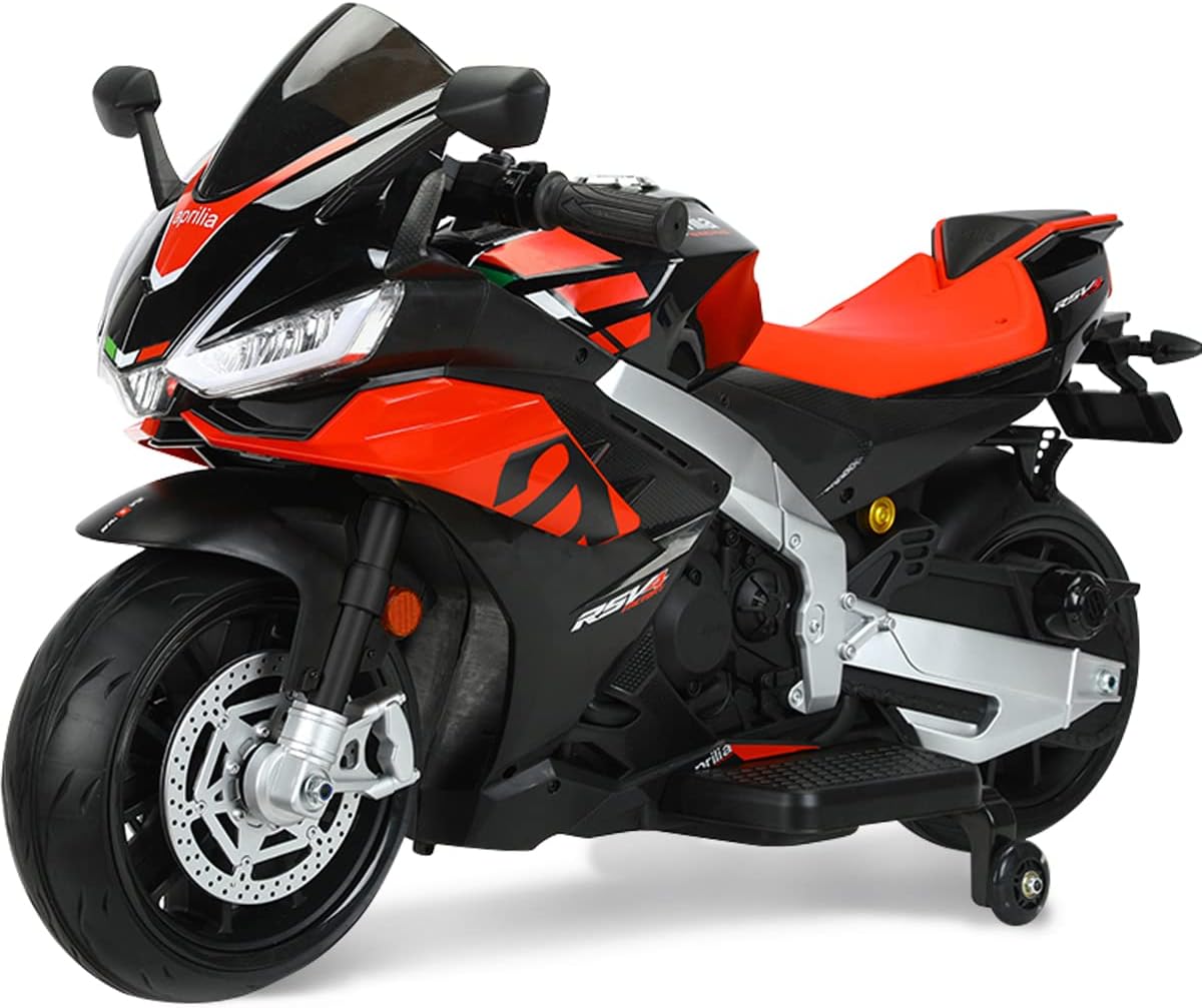 24V Kids Motorcycle with Long Battery Life and Training Wheels