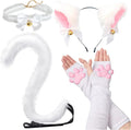 Cat Paw Thigh High Socks and Mittens Set for Cosplay Fun
