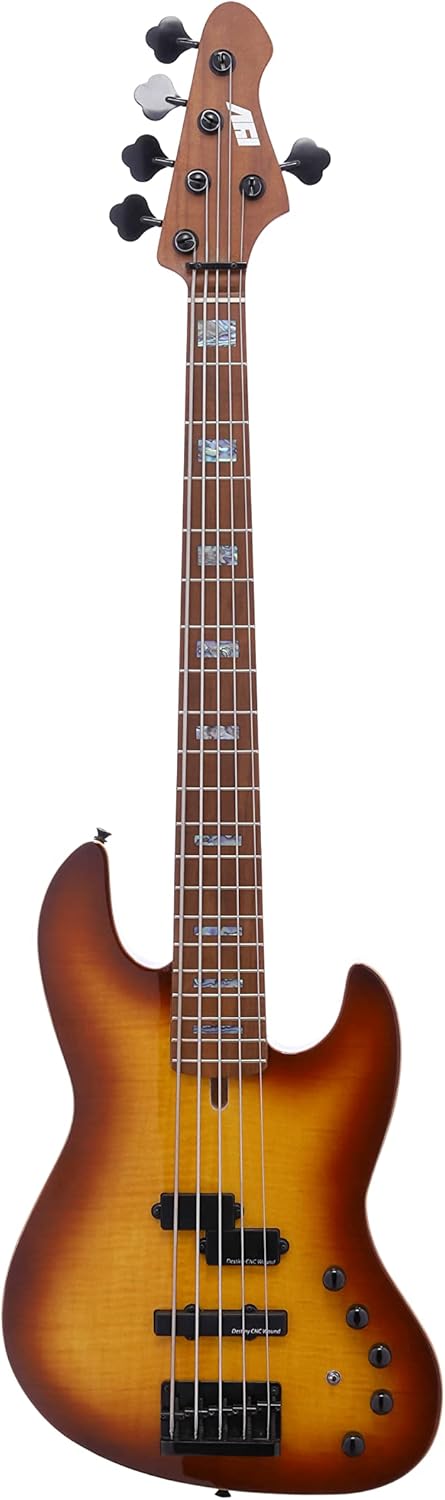 IYV-IPJB-500A Solid Body Flame Maple Electric Jazz Bass Review
