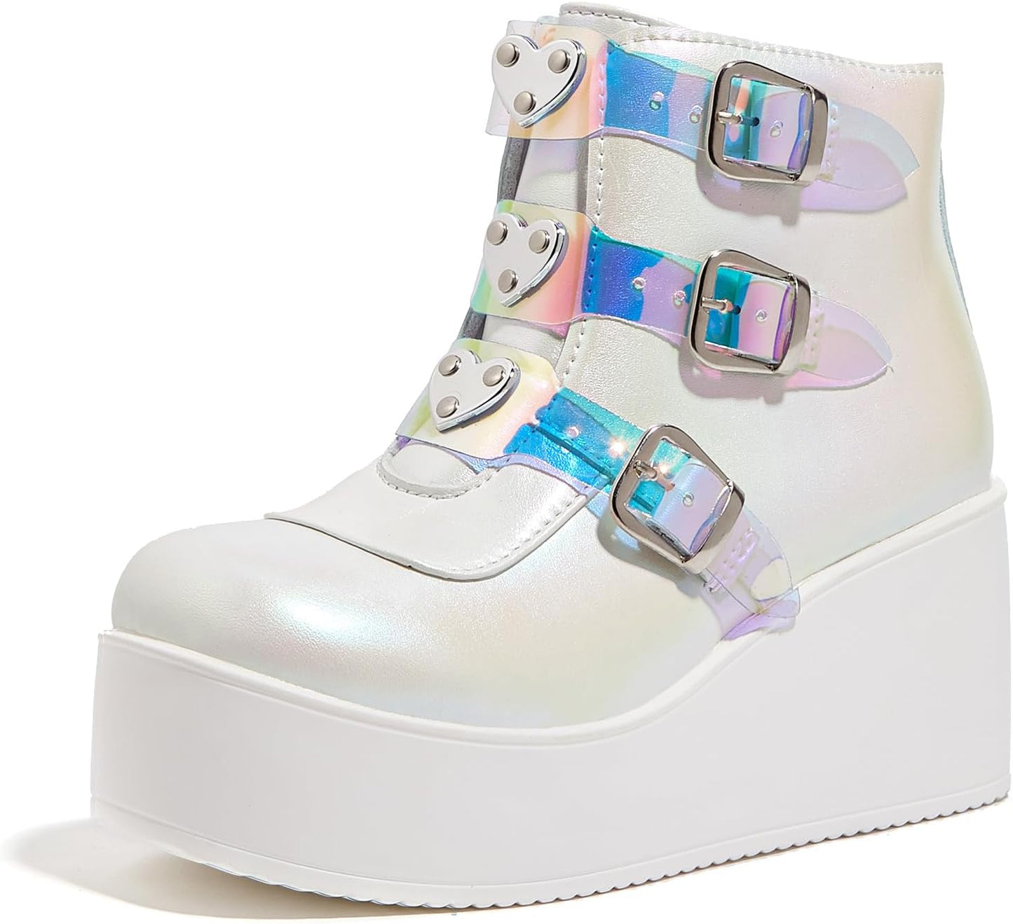 LUCKY STEP Women Platform Chunky Ankle Boots for Every Occasion