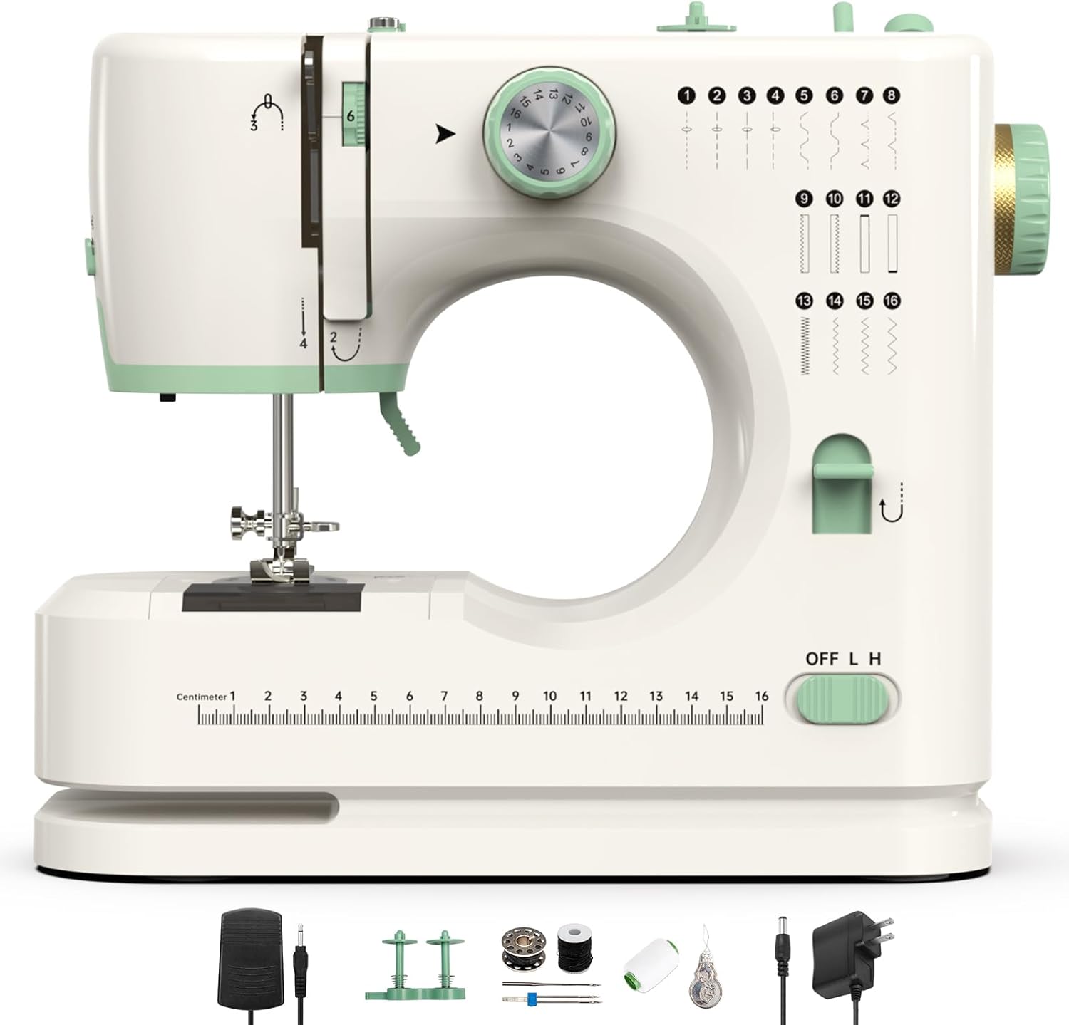 StitchMaster Pro Sewing Machine for Beginners with Double Needles