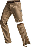 CQR Men's Convertible Cargo Tactical Pants - Zip Off Lightweight Mix