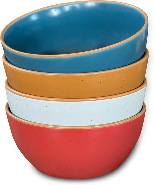 Set of 4 Mora Matte Bowls - Versatile Kitchen Essential