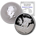 2024 1 oz Tokelau Silver Mustang Coin Prooflike - Collectible 999