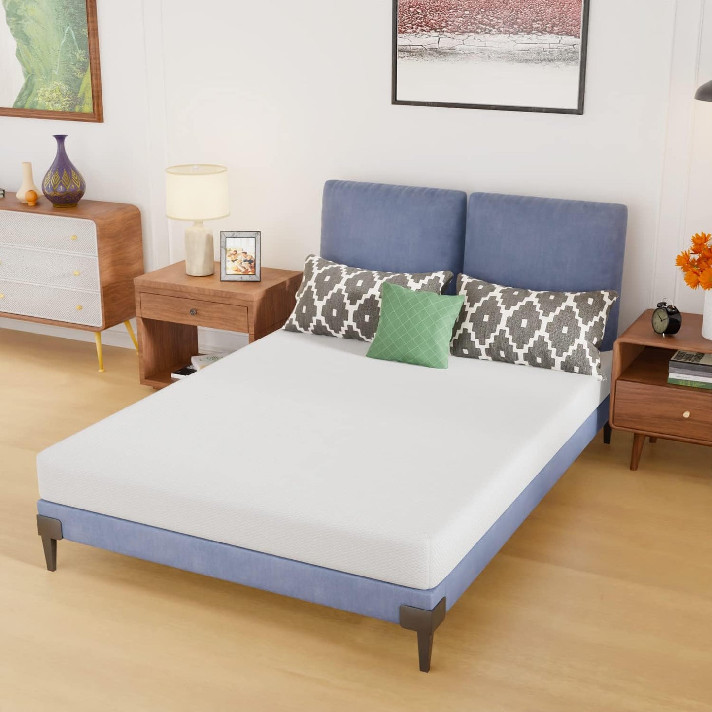 PayLessHere Full Size Mattress - 6 Inch Gel Memory Foam Comfort